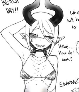 baldur's_gate demon demon_girl demon_horns female sealwool solo solo_focus