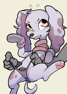 2024 3_toes 4_fingers ambiguous_gender animal_genitalia animal_pussy annoyed black_eyebrows black_nose brown_body brown_ears brown_fur brown_tail canid canine canine_genitalia canine_pussy canis carrying_another carrying_partner clothed clothed_feral clothing dalmatian digitigrade disembodied_hand domestic_dog duo eyebrows eyelashes faceless_ambiguous faceless_character feet female female/ambiguous female_feral female_focus feral feral_focus fingers floppy_ears footwear fur genitals grey_body grey_clothing grey_footwear grey_pussy grey_socks hi_res itsunknownanon looking_aside mammal multicolored_body multicolored_ears multicolored_fur naiara_(waketab) panties pawpads pink_pawpads pink_scarf purple_clothing purple_panties purple_underwear pussy pussy_slip quadruped scarf simple_background snout socks socks_on_hands solo_focus tail tan_background teeth toes two-tone_body two-tone_ears two-tone_fur two-tone_tail underwear wedgie white_body white_ears white_fur white_tail yellow_eyes zoophilia