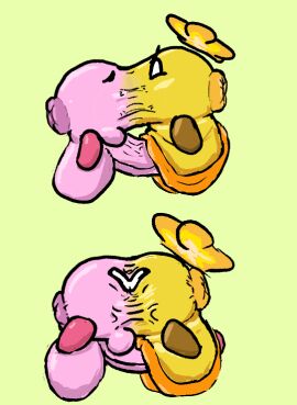 absorption_vore anus balls big_balls big_penis big_pussy big_vulva duo dustbunny404 female fusion genitals huge_balls huge_cock hyper hyper_balls hyper_genitalia hyper_penis hyper_pussy hyper_vulva kirby kirby_(series) male male/female mario_and_luigi_(series) mario_bros merging nintendo penis pussy sex starlow vore vulva waddling_head what