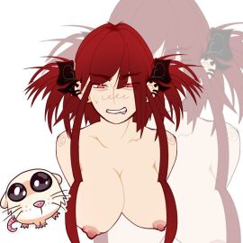 breasts evil female red_hair shy