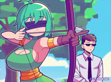 1080p 1boy 1boy1girl 1girls 2d 2d_animation against_tree ahe_gao anal anal_sex animated anus areolae artemis artist_name blowjob blush bouncing_breasts bow_and_arrow breast_out breasts eyepatch fellatio greek_mythology green-haired_female green_hair green_hair_female handjob handjob_while_sucking heart_eyepatch kitanodake legs_apart legwear lehornysfx longer_than_one_minute male_with_glasses mimihungva moaning music nipples oral outdoors outdoors_sex peace_sign penetration penis penis_in_ass penis_in_mouth penis_in_pussy pussy ripped_clothing sex shorter_than_two_minutes sound sound_effects standing_sex sucking_penis sunglasses tagme thrusting thrusting_into_ass thrusting_into_pussy vagina vaginal_penetration vaginal_sex video voice_acted