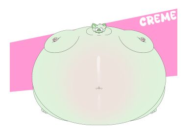 balloon balloon_inflation creme_balloon inflation spherical_inflation sprigatito thick_thighs wide_hips