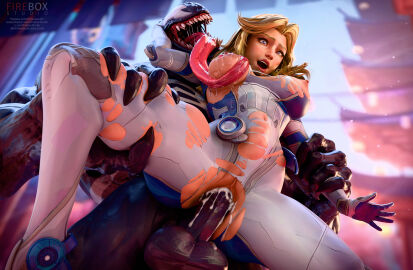 3d blonde_female blonde_hair bodysuit breast_grab breasts breasts_out carrying cheating cheating_wife cum cum_in_pussy cum_inside fantastic_four female fireboxstudio invisible_woman invisible_woman_(marvel_rivals) marvel marvel_comics marvel_rivals monster pleasure_face pussy ripped_clothing spider-man_(series) sue_storm suit tongue tongue_wrap venom_(marvel) venom_(marvel_rivals)