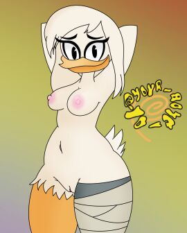 2023 2d 2d_(artwork) 2d_artwork anatid anseriform anthro arms_behind_head avian bird bird_girl breasts della_duck digital_art digital_drawing_(artwork) digital_media_(artwork) disney disney_channel duck ducktales ducktales_(2017) female furry furry_female medium_breasts milf mommy mother naked naked_female nude nude_female prosthetic prosthetic_leg prosthetic_limb pussy robotic_leg robotic_limb simple_background thick_thighs vagina wifeyvoo
