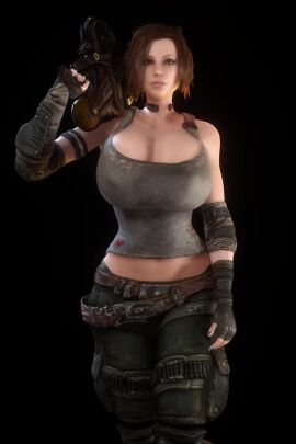 1girls alternate_ass_size alternate_breast_size ass big_ass big_breasts big_hips bouncing_breasts breast_focus breasts breasts_bigger_than_head brown_hair brown_hair_female bulletstorm cleavage close-up close_up closeup clothed clothed_female electronic_arts epic_games extreme_close-up eye_contact face_focus female female_only fingerless_gloves from_above from_above_view from_below from_below_view gigantic_breasts gloves gun hi_res high_resolution highres hips holding_gun holding_object holding_weapon hourglass_figure huge_breasts human human_female human_only jiggle jiggling jiggling_breasts large_ass large_breasts large_hips longer_than_30_seconds looking_at_viewer multiple_angles pants people_can_fly round_ass shoes shorter_than_one_minute slim_waist small_waist solo solo_female tagme tank_top_lift top_heavy trishka_novak vaako video walk_cycle walking walking_towards_viewer weapon wide_hips