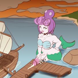 1futa 2020 6boys balls beach bikini blue_eyes boat breasts cala_maria clothed clothing cum cumming cuphead_(game) docks dwn000 erection futa_focus futa_giantess futa_with_male futanari giant_futa giantess hand_on_hip handjob humanoid humanoid_penis in_water intersex male masturbation merfolk mermaid mermaid_giantess mermaid_tail micro mostly_nude ocean octopus orz_pose pale_skin panic panic_pose penis penis_on_ground penis_out sailor shell_bikini ship siren solo_focus standing thick_thighs video_game video_game_character water wet wide_hips