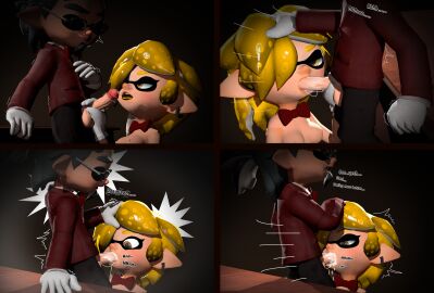 3d absurd_res animal_humanoid bodily_fluids breasts cephalopod cephalopod_humanoid clothing cum cum_in_mouth cum_inside cum_string digital_media_(artwork) duo english_text face_fucking fellatio female friendlygoon genital_fluids genitals hand_on_head hi_res humanoid inkling irrumatio katie_(friendlygoon) looking_at_viewer looking_pleasured male male/female marine marine_humanoid mollusk mollusk_humanoid nintendo nipples open_mouth oral penile penis restaurant sex sex_after_cumming splatoon text tongue tongue_out waiter