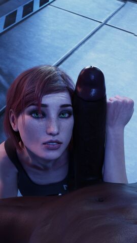 1boy 1girls 3d big_penis bioware cfnm clothed clothed_female clothed_female_nude_male cock cock_awe commander_shepard comparing comparing_penis completely_nude dark-skinned_male dark_skin duo electronic_arts erect_penis erection female femshep forearm_cock freckles freckles_on_face green_eyes huge_cock imminent_interracial interracial jane_shepard kojimations light-skinned_female light_skin looking_at_partner looking_at_viewer male male/female male_pov mass_effect measuring measuring_penis nude nude_male pale-skinned_female pale_skin partial_male penis penis_awe pov pov_eye_contact red_hair redhead straight