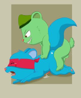 flippy_(htf) fliqpy gay happy_tree_friends male questionable_consent splendid_(htf) tagme yaoi
