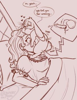 2024 absurd_res anatomically_correct anatomically_correct_balls anatomically_correct_genitalia anatomically_correct_penis animal_genitalia animal_penis bed bedding blush bodily_fluids breasts breath closed_eyes clothed clothing clover_(sofia_the_first) cutaway dialogue digital_drawing_(artwork) digital_media_(artwork) dipstick_ears drooling_tongue duo ear_markings ear_piercing english_text face_fucking face_mounting female female_on_feral female_penetrated feral floppy_ears forced_oral furniture genital_fluids genitals heart_symbol hi_res human human_on_feral humping interspecies irrumatio jewelry lagomorph lagomorph_penis larger_female larger_human larger_penetrated leporid littlestfuzz long_ears looking_pleasured lop_ears lying male male/female male_on_human male_penetrating male_penetrating_female mammal multicolored_ears neck_tuft on_back open_mouth oral oral_penetration paws pendant penetration penile penis penis_in_mouth piercing pillow precum precum_squirt princess_sofia quadruped questionable_consent rabbit scut_tail sex sheath short_tail size_difference sketch smaller_feral smaller_male smile sofia_the_first standing_on_partner tail text tongue tongue_out tuft whiskers wide_eyed zoophilia