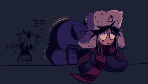 1girls 2girls aiden_(kaaatie) angry ass bag bent_over big_ass black_hair blush coat crossed_arms curious expressionless eyelashes fat_ass female fundamental_paper_education gloves grey_background hat headband huge_ass jeans katie_(kaaatie) looking_at_another looking_back motion_lines multiple_females multiple_girls oliver_(fundamental_paper_education) round_ass rule_63 russian_hat scarf shirt symbol talking_to_another text thick_thighs ushanka vinttt warning_sign