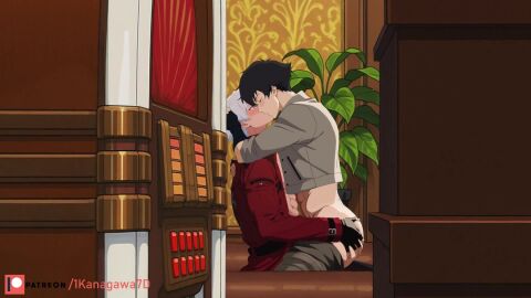 1girls 2d animated animation ass ass_focus ass_grab breasts dante_(devil_may_cry) devil_may_cry devil_may_cry_(series) devil_may_cry_5 do_not_repost female heterochromia kanagawa7d lady_(devil_may_cry) patreon_username sex sofa_sex tagme tongue_kiss username video
