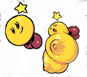 1girls ball_with_boobs ball_with_hyper_features big_breasts black_eyes blush blush_lines blushing blushing_female boobs boobs_out breasts breasts_bigger_than_body breasts_out brown_shoes dot_eyes exhausted female gigantic_breasts huge_breasts hyper hyper_breasts mario_(series) mario_and_luigi_(series) naked naked_female shoes shoes_only shounen_jump_(artist) star starlow tagme white_background yellow_body