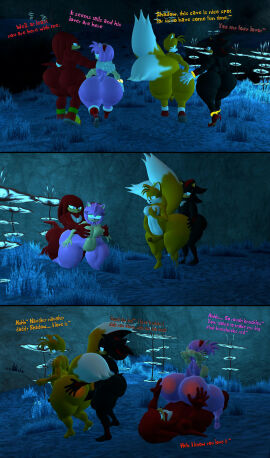 1girls 3boys 3d amy_rose anthro ass ass_marks big_ass big_penis breasts canid canine cave cave_sex echidna erection erection_while_penetrated female femboy gay_sex grabbing grabbing_breasts grabbing_breasts_from_behind grabbing_own_chest hedgehog huge_ass kane_brent_koopa knuckles_the_echidna large_ass male male/female male/male naked nude penis sex shadow_the_hedgehog slap_mark slapping_butt sonic_(series) straight_sex tails_the_fox tecbuttlovefa thick_thighs wide_hips