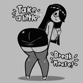 1girls accidental_exposure animated ass big_ass big_breasts black_hair breasts cleavage cream_(movailarts) curves curvy cute cute_expression cute_face female female_focus female_only flashing gif girly glasses glasses_on_face hourglass_figure hourglass_figured_female huge_ass jiggle jiggle_physics jiggling jiggling_ass jiggling_breasts large_ass long_hair looping looping_animation motivational movailarts oc office office_clothing office_lady original original_character panties simple_eyes simple_face skirt support supporting supportive tagme thick_ass thick_thighs thighhighs thighs underwear upskirt wide_ass wide_thighs