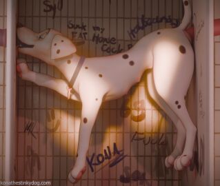 101_dalmatians 3d animal_genitalia animal_pussy anus breasts canid canine canine_genitalia canis collar digital_media_(artwork) disney domestic_dog female female_penetrated feral fur genitals group hair konathestinkydog male male/female male_penetrating male_penetrating_female mammal nipples nude open_mouth penetration penis perdita pussy sex spots tail tail_anus tongue trio
