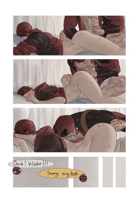 deadpool gay lkikai male male/male male_only marvel marvel_comics peter_parker spider-man spider-man_(series) wade_wilson