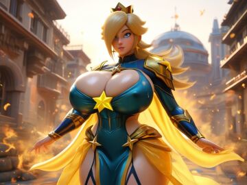 3d ai_generated big_ass big_breasts captain_marvel cosplay cute eyes_blue female female_solo hair_blonde mario_(series) marvel nintendo princess_rosalina princess_rosalina_(movie) ravenomega rosalina sexy_body sexy_female super_mario_bros. super_mario_galaxy super_mario_galaxy_(2026_film)