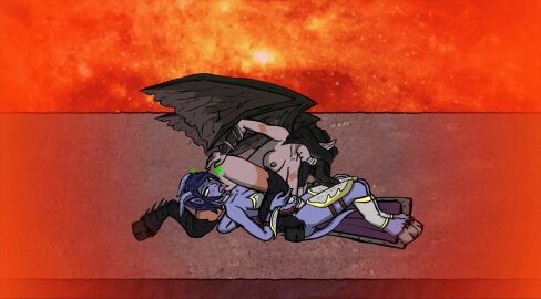 2girls animated armor belly_button blue_skin blush breasts cape continue_after_cum corruption cunnilingus defeated_heroine demon demon_girl demon_horns demon_tail draenei draenei_female exposed_breasts fantasy female female_ejaculation female_on_top female_protagonist femsub forced_oral forced_yuri gorepete green_eyes helpless house_of_r'thoth interspecies legend_of_krystal medium_breasts monster_on_female monster_rape no_sound oral orgasm questionable_consent rough_sex sex sex_slave size_difference succubus succubus_(warcraft) video_games warcraft wings world_of_warcraft yuri