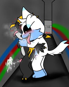 anthro anthro_on_anthro anthro_only black_sclera critters_(poppy_playtime) furry_only male male/male no_humans oc ocs opstah opstah_(characters) opstarl poppy_playtime poppy_playtime_(chapter_3) sex smiling_critters tagme white_pupils