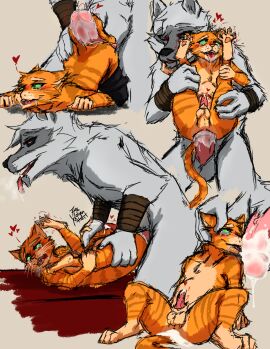 absurd_res after_anal after_sex against_surface ahe_gao anal anal_sex animal_genitalia animal_penis anthro anthro_penetrated arm_wrapping arm_wraps ass ass_up balls big_dom_small_sub blush bodily_fluids boots bulge canid canine canis carrying_another carrying_partner carrying_position cheek_tuft claws clothing crying cum cum_drip cum_from_ass cum_in_ass cum_inside cum_on_penis cum_while_penetrated cumshot death_(puss_in_boots) deep_penetration digital_media_(artwork) domestic_cat dominant dominant_male dreamworks dripping drooling duo ears_back ejaculation erection eye_roll facial_markings facial_tuft feet felid feline feline_genitalia feline_penis felis footwear from_behind_position fur fuzzy genital_fluids genitals green_eyes grey_body grey_fur hand_on_ass hand_on_butt hand_on_head head_markings heart_eyes heart_symbol hi_res holding_another holding_both_legs holding_partner humanoid_genitalia humanoid_penis leaking leaking_anus leaking_cum leg_grab legs_up licking licking_cum looking_at_another looking_at_partner looking_pleasured lying mackerel_tabby male male/male male_only male_penetrated male_penetrating mammal markings mask_(marking) multiple_images multiple_poses nude on_back on_front open_mouth oral orange_body orange_fur pawpads penetration penile penile_spines penis penis_lick penis_size_difference perineum pivoted_ears pose puss puss_in_boots_(dreamworks) puss_in_boots_(film) puss_in_boots_the_last_wish red_eyes saliva sex shrek_(series) simple_background sitting size_difference smaller_penetrated smile spread_legs spread_toes spreading standing standing_sex stripes submissive submissive_male tabby_cat tail tail_around_penis tail_fetish tail_play tears thewolvenmisfit toes tongue tongue_out tuft whiskers wolf wrapped_arms wraps wrist_wraps