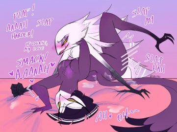 avian bird caladrius_(helluva_boss) cum cum_in_pussy cum_inside female fillmore_(helluva_boss) helluva_boss messy minerva_(helluva_boss) pussy sblitos vanessa_(helluva_boss)