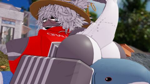 1boy 2023 3d absurd_res anthro anthro_only ass ass_focus beach bench bending_over big_penis blahaj blush cute day detailed_background fat_ass femboy feminine_male freckles gabbers gay gills girly glasses highres horny huge_ass imminent_sex inviting inviting_to_sex looking_at_viewer male male_only outside penis roblox robloxian sea_(searr34) seductive seductive_look shark shark_boy shark_humanoid shark_tail solo solo_focus solo_male tree two-tone_body two-tone_tail white_hair