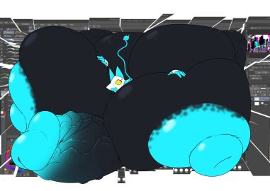 1futa anthro areola balls big_areola big_balls big_breasts big_penis black_body black_penis blue_areola blue_glans blue_nipples breasts corona_glans deltarune felid female ferrousoxide foreskin futa_only futanari genitals glans hi_res huge_areola huge_balls huge_breasts huge_cock hyper hyper_areola hyper_balls hyper_breasts hyper_genitalia hyper_glans hyper_penis inner_foreskin intersex machine mammal nipples penis robot robot_anthro rust_and_bolts solo tasque_manager_(deltarune) uncircumcised undertale_(series) vein veiny_balls veiny_penis