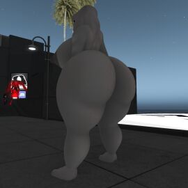 anthro anthro_only ass big_ass big_breasts breasts female ferialexonar huge_ass huge_breasts nipples tagme thick_thighs wide_hips