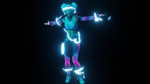 3d 3d_animation ass big_ass big_breasts big_thighs bondage breasts clothed clothing convulsions dark-skinned_female dark_skin electric_shock electricity electrocution electrostimulation everybody feet female fortnite fortnite:_battle_royale gritted_teeth midriff pain questionable_consent restrained spasms synthwave synthwave_(fortnite) tagme thighs tight_clothing tummy video
