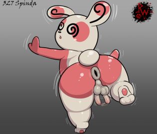 anus ass ass_jiggle backsack balls ballsack bear big_ass big_butt bipedal_feral bouncing_ass bouncing_balls bouncing_butt bouncing_penis butt_jiggle darkened_genitalia digital_media_(artwork) feet feral flaccid generation_3_pokemon genitals giant_panda hi_res humanoid_genitalia humanoid_penis jiggling male mammal nintendo on_one_leg open_mouth penis pokemon pokemon_(species) presenting puffy_anus qinling_panda rapistwerewolf rear_view short_stack simple_background small_balls small_penis soles solo spinda spiral_eyes standing tail thick_thighs wide_hips