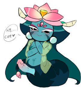 big_penis cock cookie_run lotus_dragon_cookie magpiered male male_presenting penis