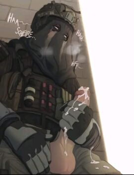 1boy aprax_valith call_of_duty call_of_duty_modern_warfare_2_(2022) konig könig male male_only masturbation solo