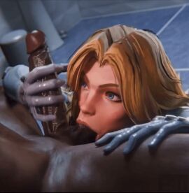1boy 1girls 3d 3d_animation animated animated_image balls balls_fondling balls_sucking big_penis blonde_female blonde_hair blue_eyes boner clothed clothed_female clothed_female_nude_male cock cock_worship dark-skinned_male dark_skin earrings erect_penis erection fellatio female gloved_handjob gloves handjob huge_cock interracial invisible_woman invisible_woman_(marvel_rivals) light-skinned_female light_skin looking_at_partner looking_at_viewer lowres male male/female marvel marvel_comics marvel_rivals pale-skinned_female pale_skin partial_male pedman penis scrotum short_hair sucking sucking_balls sucking_testicles sue_storm testicles unseen_male_face veiny_penis