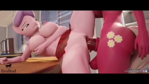 animated anthro bouncing_breasts breast breasts cheerilee diamond erostud hentai my_little_pony_friendship_is_magic penis pussy sfm sound tagme thick_penis uncensored underboob video virtual_reality vranimeted