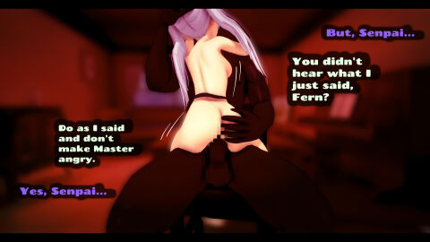 1boy 1girls 3d ? action_lines ahe_gao ass bald bald_male big_breasts blindfold blindfolded blush breasts breath breath_cloud censored censored_pussy chain_leash chains chair chair_sex cloud clouds dark-skinned_male dark_skin defeated defeated_heroine earring earrings eleanor_ntr elf elf_ears elf_female elf_girl english english_dialogue english_text eyelashes female fern_(sousou_no_frieren) frieren glass glasses green_eyes green_text human imminent_defeat interracial interracial_sex koikatsu leash leashed_female light-skinned_female light_skin long_hair male male/female male_human/female_elf male_penetrating male_penetrating_female moan moaning moaning_in_pleasure moaning_on_cock mosaic_censoring motion_lines muscles muscular muscular_male naked naked_female naked_male ntr nude nude_female nude_male penis pointy_ears purple-eyed_female purple-haired_female purple_eyes purple_hair pussy red_earring red_earrings riding_dick riding_penis sex sky slave sousou_no_frieren steam steam_breath steam_clouds steamy steamy_breath submissive submissive_female text twintails unseen_male_face vaginal vaginal_penetration vaginal_sex white-haired_female white_hair white_text