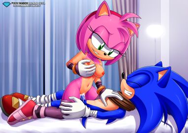 1boy 1girls amy_rose anthro bbmbbf boomerang_(tv_network) cartoon_network cowgirl_position cum cum_in_pussy female furry furry_only male mobius_unleashed naked nude palcomix pietro's_secret_club pussy sega sonic_(series) sonic_boom sonic_the_hedgehog sonic_the_hedgehog_(series) straight vaginal_penetration
