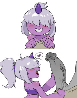 1_horn 1boy 1girls 4_fingers age_difference anon anthro bangs bangs_over_eyes big_penis blush blush_lines bottomwear brat bratty breasts cheeky cheeky_smile clothing cub dazzi_(pal) ddguy duo erection female female_cub female_humanoid female_on_human female_penetrated fingers flat_chest flat_chested flat_n_thick genitals grey_body hair_over_eyes hand_on_penis heart_symbol hi_res horn huge_cock human human_male human_on_humanoid human_penetrating human_penetrating_humanoid humanoid humanoid_female humanoid_genitalia humanoid_penetrated humanoid_penis interspecies larger_human larger_male male male/female male_human male_human/female_cub male_human/female_humanoid male_on_humanoid male_penetrating male_penetrating_female mammal mesugaki obscured_eyes older_human older_male older_male_and_younger_female open_mouth pal_(species) palphilia palworld pants penis pocketpair ponytail purple_body purple_clothing purple_horn purple_topwear size_difference small_breasts smaller_female smaller_humanoid smile smug solo_focus teeth topwear undressing_another url vein veiny_penis white_hair young young_female young_humanoid young_justice younger_female younger_humanoid