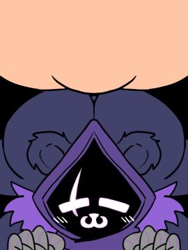 1boy 1girls 3:4 animated anonymous_male beat_banger black_fur female female_focus fortnite fortnite:_battle_royale human_male looping_animation male purple_fur raven_team_leader screen_face sex straight tagme transparent_background unseen_male_face vertical_video