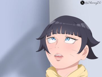 blue_eyes bob_cut boruto boruto:_naruto_next_generations boruto:naruto_next_generations eyelashes glory_hole lips naruto naruto_(series) sheong_wong short_hair uzumaki_himawari whiskers