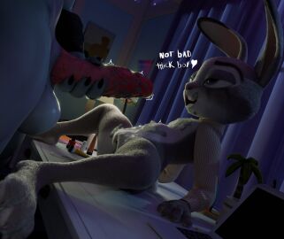 3d cum_in_mouth cum_on_body furry judy_hopps nsfw