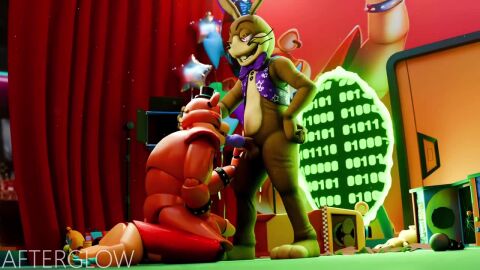 2boys afterglownsfw animatronic bear blowjob erection five_nights_at_freddy's five_nights_at_freddy's:_help_wanted five_nights_at_freddy's:_security_breach fnaf gay glamrock_freddy_(fnaf) glitchtrap male male/male male_only oral_sex penis rabbit robot sex steel_wool_studios tagme video