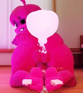 1boy 1futa anal ass_focus, blender boo_(mario) cum cum_in_ass cum_on_floor doggy_style feet fnf_mods foot_fetish foot_focus foot_lick friday_night_funkin licking_feet licking_penis minus_gf_(iagoanims) super_mario_bros.