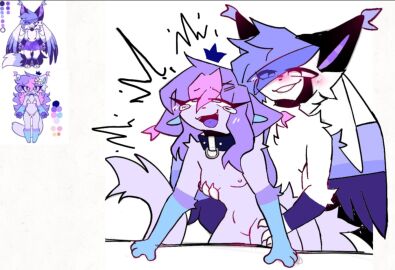 1boy 1girls ahe_gao animation_meme_community ash_(oniixide) deviltxn female furry male onii_(oniixide) oniixide penetration recolored