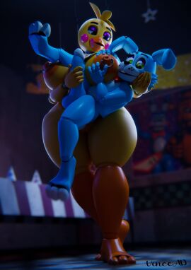 3d animatronic anthro areola avian balls bedroom_eyes big_areola big_breasts bird blender_(artwork) bonniexchica bow_tie breasts buckteeth carrying_another chicken chromatic_aberration curvy_anthro curvy_female curvy_figure digital_media_(artwork) duo female five_nights_at_freddy's five_nights_at_freddy's_2 galliform gallus_(genus) genitals handjob hi_res huge_breasts humanoid_genitalia humanoid_penis lagomorph leporid licking licking_lips looking_at_another machine male male/female mammal narrowed_eyes nipple_piercing nipples nude nude_anthro nude_female orange_nipples penile penis phasianid piercing rabbit red_bow_tie robot robot_anthro runaboo_chica scottgames seductive sex teeth thick_thighs tongue tongue_out toy_bonnie_(fnaf) toy_chica_(fnaf) vincead watermark wide_hips worried worried_look