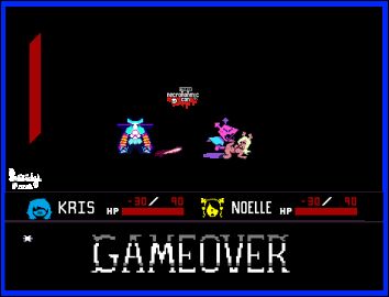 anal animated deltarune gay kris_(deltarune) necronomic_con noelle_(deltarune) pixel_art