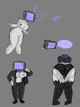 1girls 2d ass big_ass big_breasts big_butt breasts female female_focus female_only screen_face skibidi_toilet solo solo_female solo_focus spanish_text text tv tv_face tv_head tv_woman_(skibidi_toilet) tvwoman tvwoman_(skibidi_toilet) zardowo