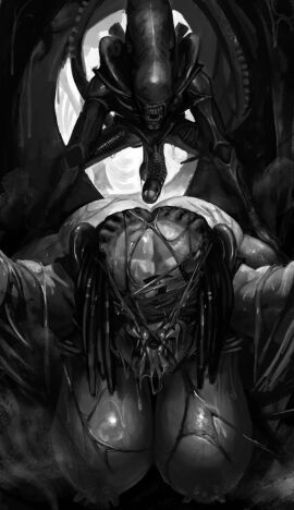 2025 alien alien_(franchise) alien_girl alien_vs_predator ass big_ass big_breasts big_butt big_cock big_dick big_penis boobs_out breasts breasts_out covered_eyes defeated defeated_female dominant_male fat_ass fat_butt female female_predator female_yautja femsub from_behind huge_cock imminent_impregnation imminent_penetration imminent_rape imminent_sex large_penis larger_female legs_apart lewdpencil long_penis male male_xenomorph maledom naked naked_female nude nude_female penis predator predator/prey predator_(franchise) raped_by_monster restrained restrained_arms restrained_legs shorter_male smaller_male submissive_female taller_female thick_ass thick_butt tits_out xenomorph yautja