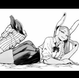 female horikoshi_kouhei laying_down miruko my_hero_academia rumi_usagiyama tagme