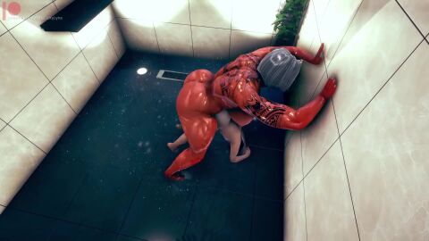 1boy 1futa 1futanari anal anal_insertion anal_sex balls_on_ass erect_penis_on_flaccid_penis erection flaccid frottage frottage_in_balls futa_is_bigger futa_on_male gym hung hung_futa hung_futanari shower shower_sex shower_stall sodomized sodomy tagme video weightlifting workout